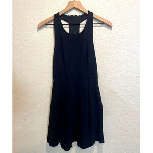 Lulu's Black Racerback Skater Mini Dress Size XS